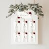 Burgundy and Blush Flowers Seating Cards, Wedding Stationery, Printable File, Edit Yourself, SH01 Burgundy and Blush Flowers Seating Cards, Wedding Stationery, Printable File, Edit Yourself, SH01
