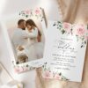 Blush Flowers Wedding Invitation Suite, Wedding Stationery, Printable File, Edit Yourself, SH03 Blush Flowers Wedding Invitation Suite, Wedding Stationery, Printable File, Edit Yourself, SH03