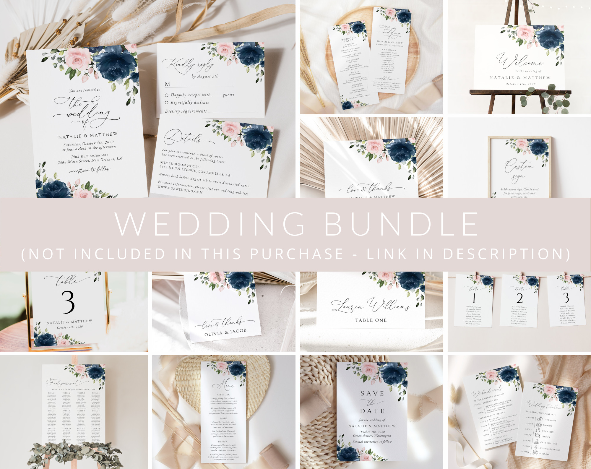 Wedding Bundle orders