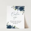 Navy Blue Flowers Custom Sign, Wedding Sign, Printable File, Edit Yourself, SH16 Navy Blue Flowers Custom Sign, Wedding Sign, Printable File, Edit Yourself, SH16