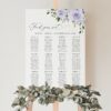 Purple Flowers Seating Chart, Wedding Sign, Printable File, Edit Yourself, SH29 Purple Flowers Seating Chart, Wedding Sign, Printable File, Edit Yourself, SH29