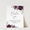 Plum Purple Flowers Custom Sign, Wedding Sign, Printable File, Edit Yourself, SH31 Plum Purple Flowers Custom Sign, Wedding Sign, Printable File, Edit Yourself, SH31