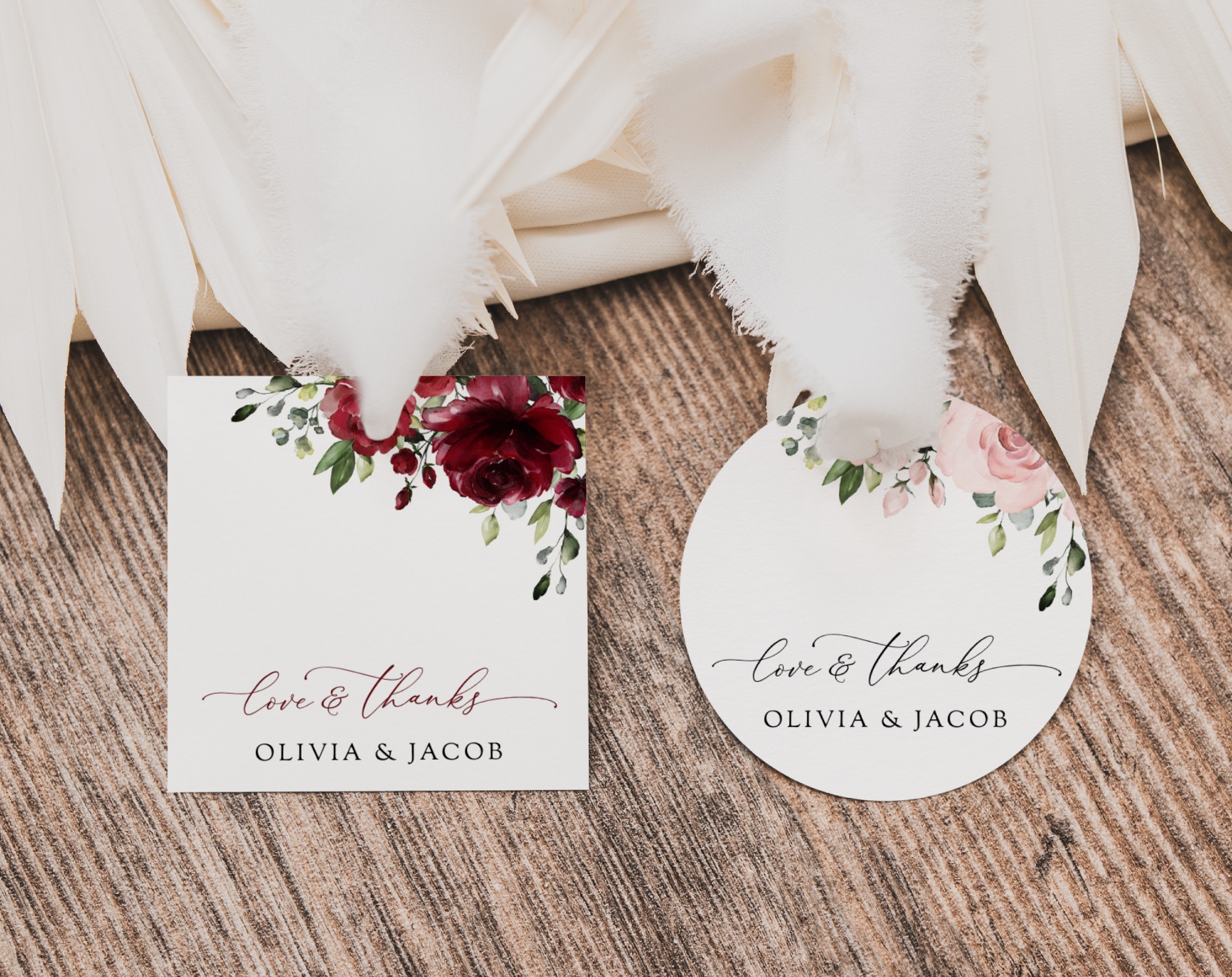 Wedding - Favor Tags