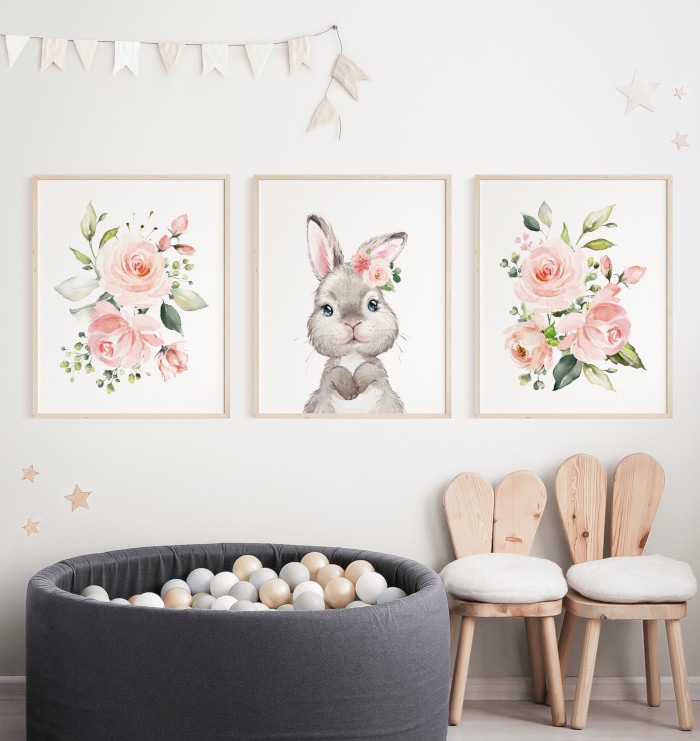 How to Choose Wall Art for Your Child’s Room - Strawberry and Hearts