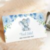 Baby Elephant Food Label, Baby Shower Decoration, Boy Baby Shower, Printable File, Edit Yourself, SH08
