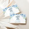Baby Elephant Food Label, Baby Shower Decoration, Boy Baby Shower, Printable File, Edit Yourself, SH08