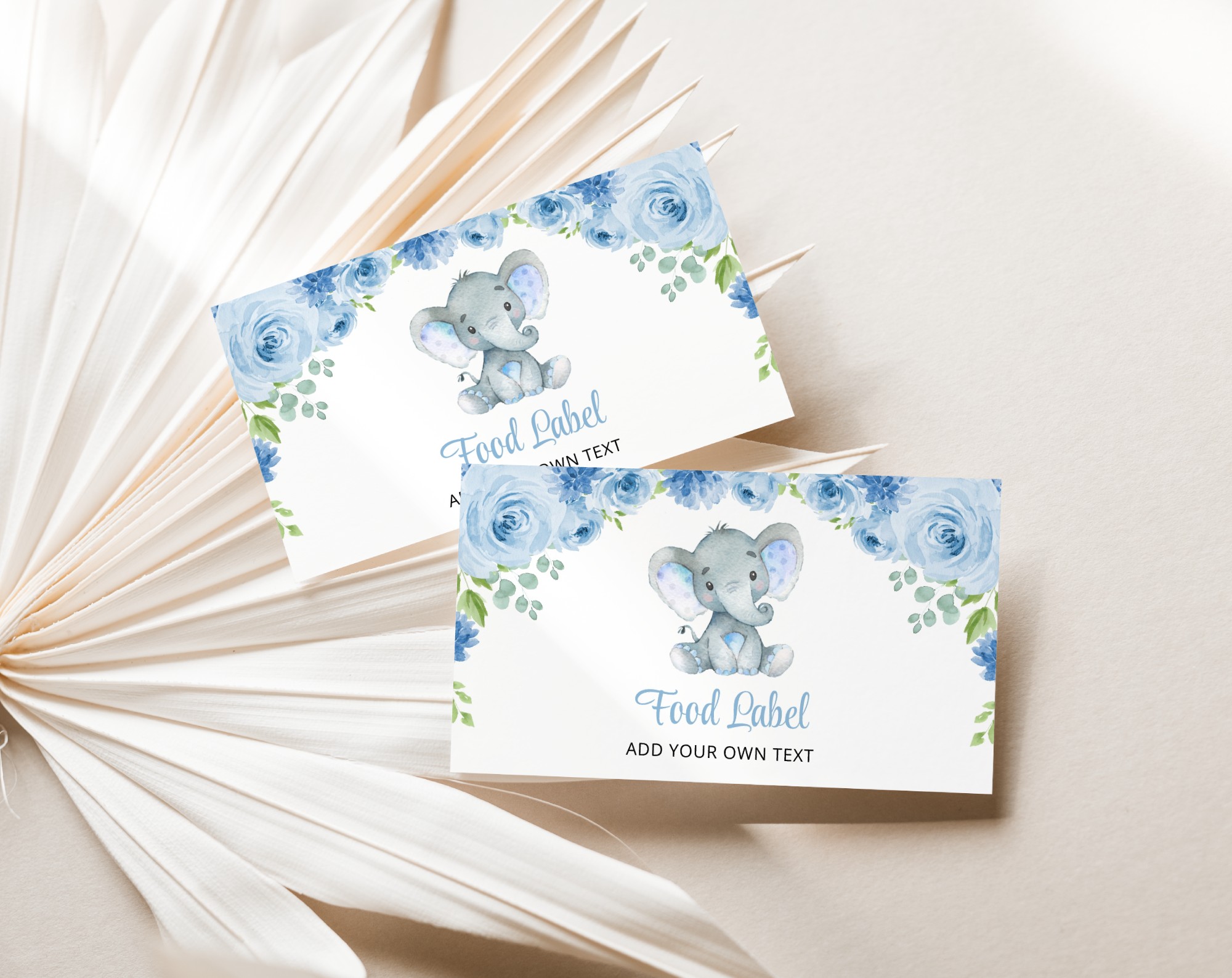 Baby Elephant Food Label, Baby Shower Decoration, Boy Baby Shower, Printable File, Edit Yourself, SH08 Baby Elephant Food Label, Baby Shower Decoration, Boy Baby Shower, Printable File, Edit Yourself, SH08