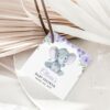 Cute Elephant Favor Tags, Gift Tags, Party Tags, Girl Baby Shower, Printable File, Edit Yourself, SH18