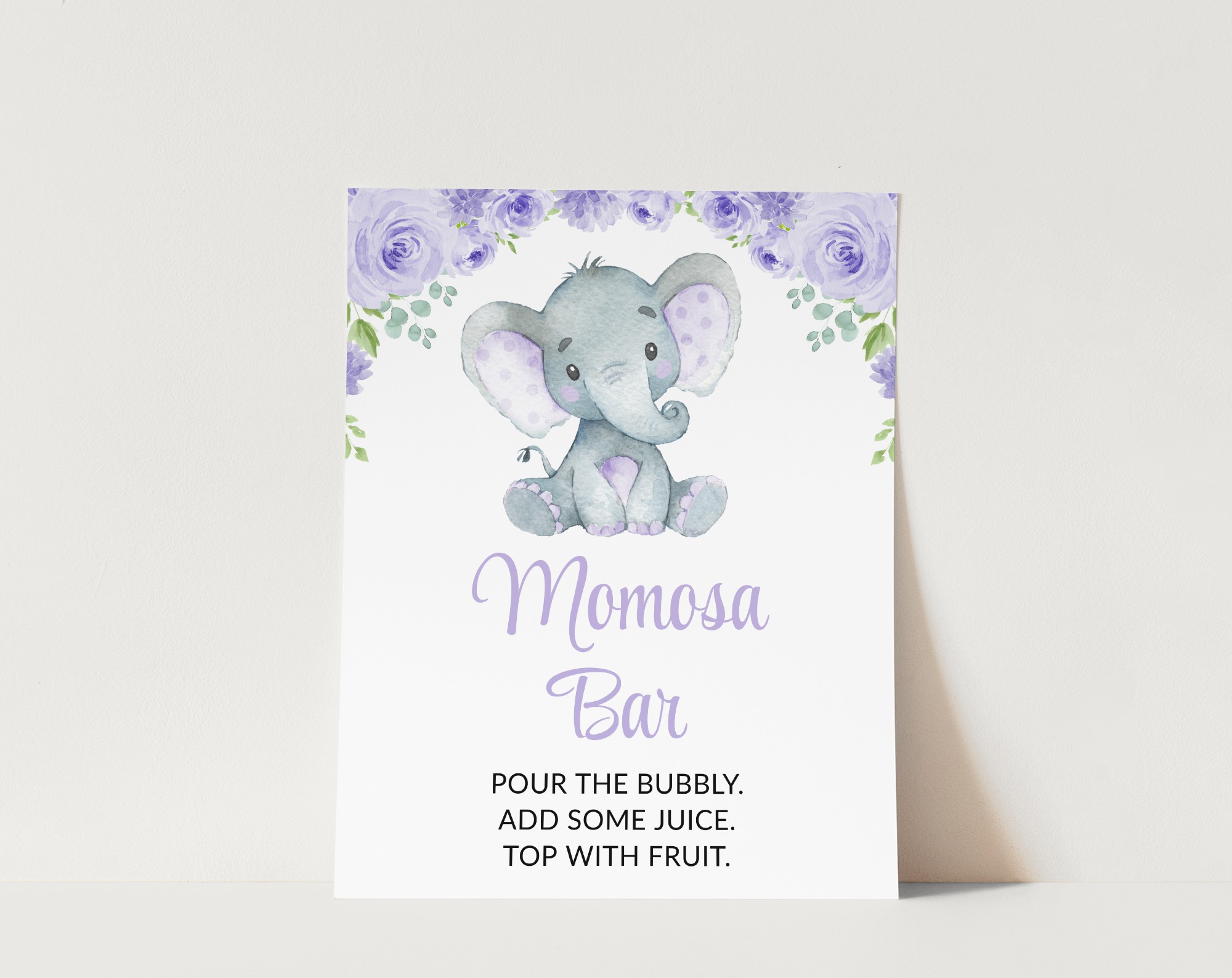 Cute Elephant Momosa Bar Sign, Baby Shower Sign, Girl Baby Shower, Printable File, Edit Yourself, SH18 Cute Elephant Momosa Bar Sign, Baby Shower Sign, Girl Baby Shower, Printable File, Edit Yourself, SH18