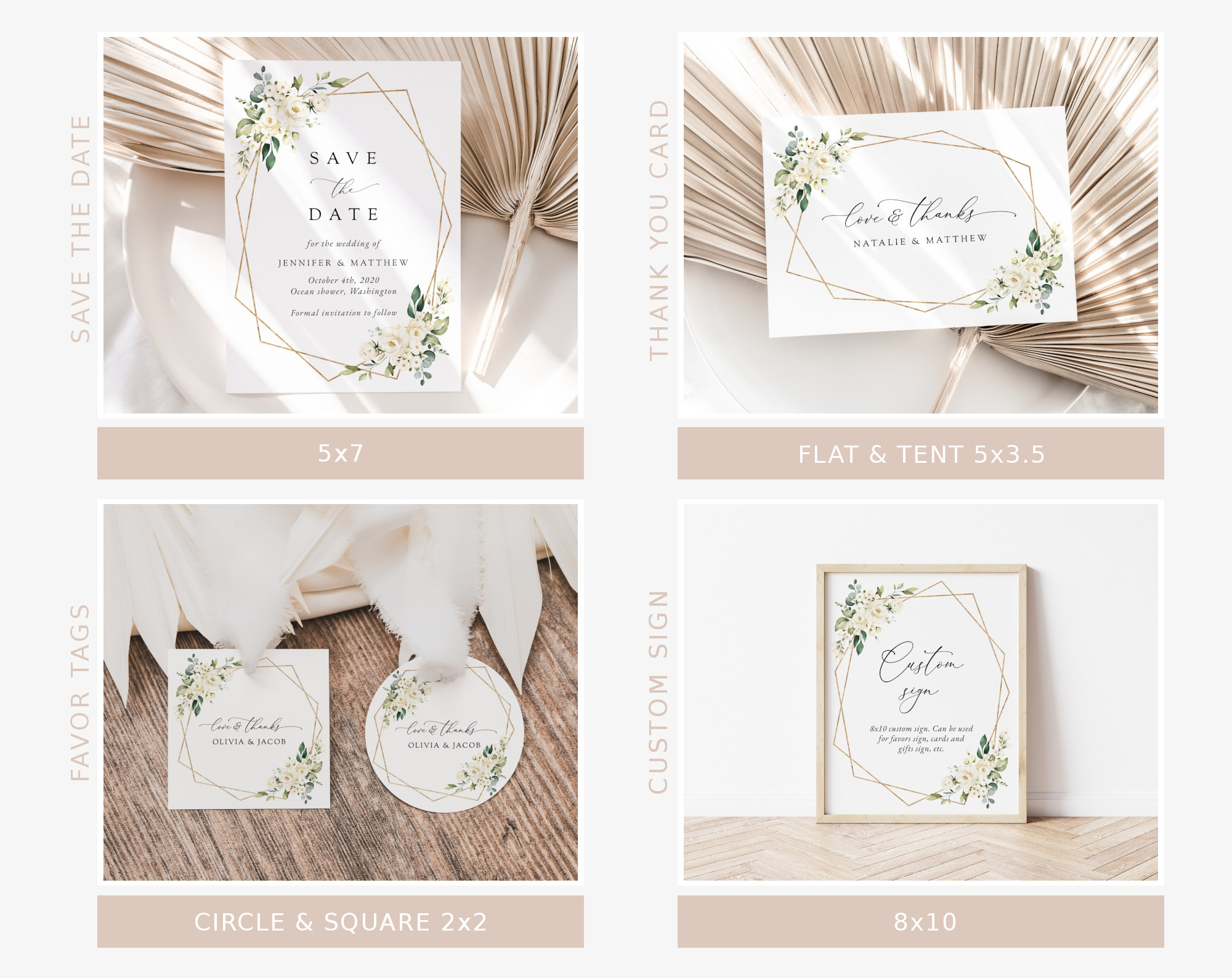 White Flowers Wedding Bundle, Printable File, Edit Yourself, SH33 White Flowers Wedding Bundle, Printable File, Edit Yourself, SH33