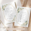 White Flowers Wedding Bundle, Printable File, Edit Yourself, SH33 White Flowers Wedding Bundle, Printable File, Edit Yourself, SH33