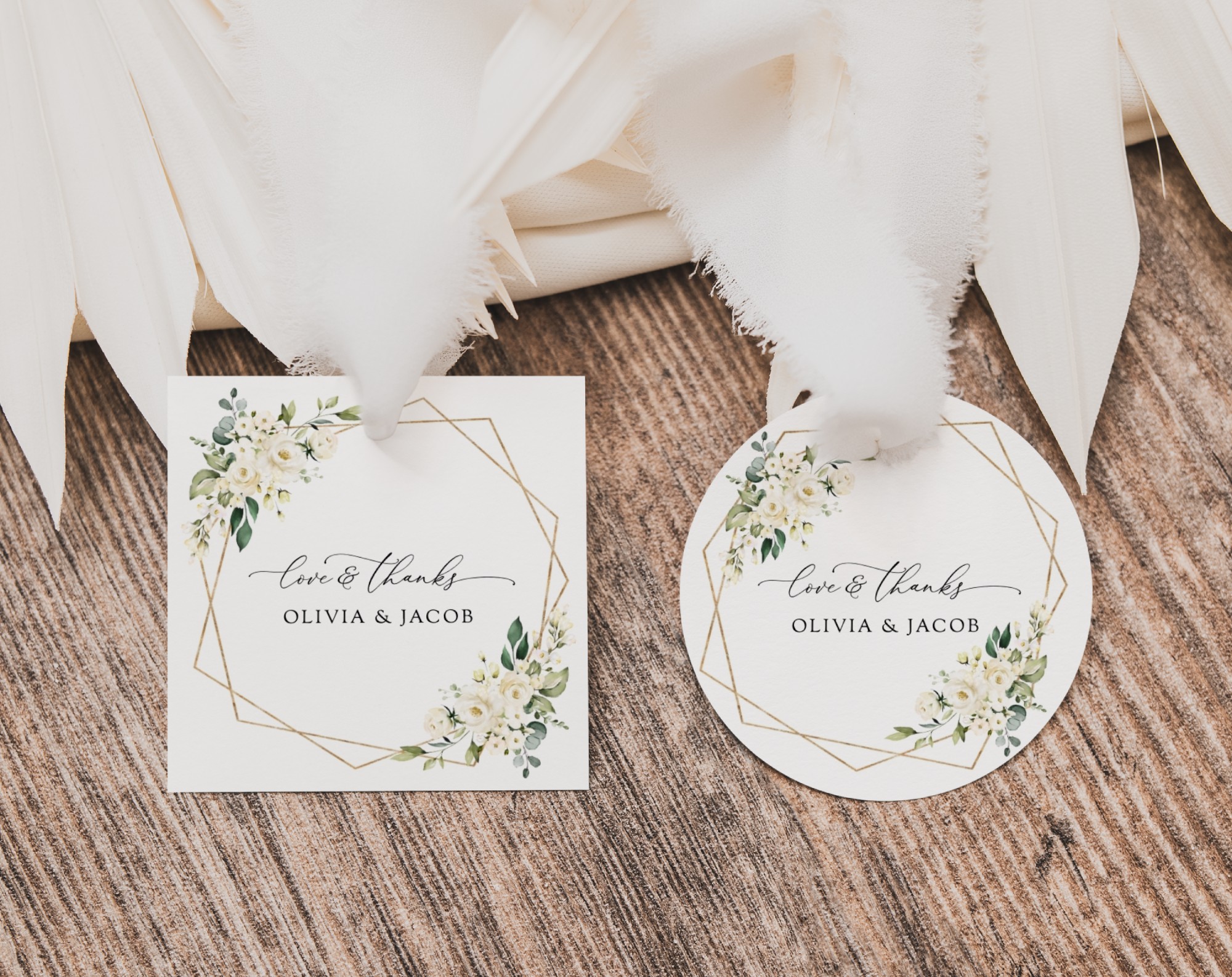 White Flowers Favor Tags, Gift Tags, Party Tags, Wedding, Printable File, Edit Yourself, SH33 White Flowers Favor Tags, Gift Tags, Party Tags, Wedding, Printable File, Edit Yourself, SH33