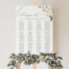 White Flowers Seating Chart, Wedding Sign, Printable File, Edit Yourself, SH33 White Flowers Seating Chart, Wedding Sign, Printable File, Edit Yourself, SH33