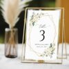 White Flowers Table Number Sign, Wedding Sign, Printable File, Edit Yourself, SH33 White Flowers Table Number Sign, Wedding Sign, Printable File, Edit Yourself, SH33