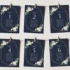 Navy and White Flowers Seating Cards, Wedding Stationery, Printable File, Edit Yourself, SH41 Navy and White Flowers Seating Cards, Wedding Stationery, Printable File, Edit Yourself, SH41