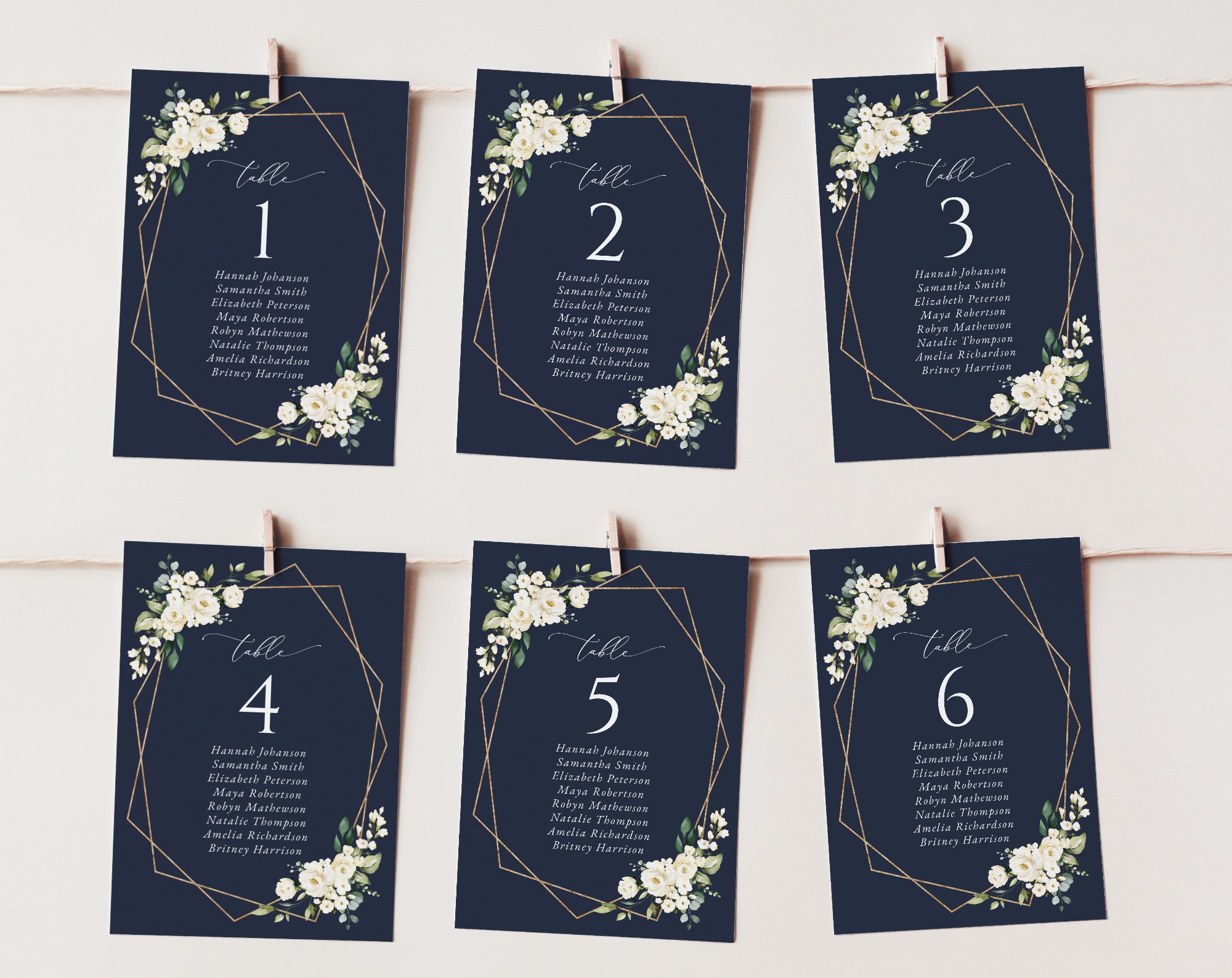 Navy and White Flowers Seating Cards, Wedding Stationery, Printable File, Edit Yourself, SH41 Navy and White Flowers Seating Cards, Wedding Stationery, Printable File, Edit Yourself, SH41
