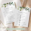 Eucalyptus Leaves Wedding Bundle, Printable File, Edit Yourself, SH45