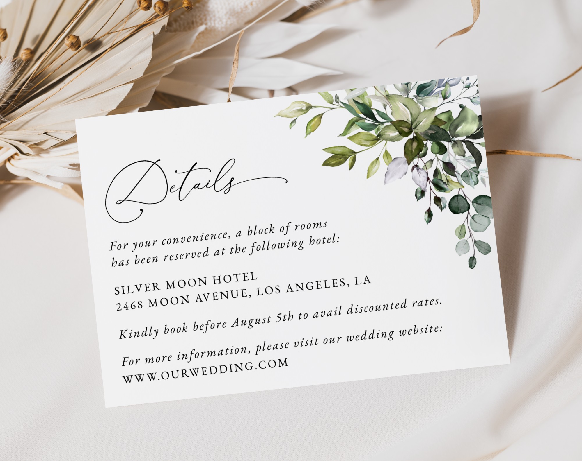 Eucalyptus Leaves Wedding Invitation Suite, Wedding Stationery, Printable File, Edit Yourself, SH45 Eucalyptus Leaves Wedding Invitation Suite, Wedding Stationery, Printable File, Edit Yourself, SH45