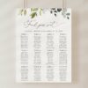 Eucalyptus Leaves Seating Chart, Wedding Sign, Printable File, Edit Yourself, SH45 Eucalyptus Leaves Seating Chart, Wedding Sign, Printable File, Edit Yourself, SH45