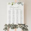 Eucalyptus Leaves Seating Chart, Wedding Sign, Printable File, Edit Yourself, SH45 Eucalyptus Leaves Seating Chart, Wedding Sign, Printable File, Edit Yourself, SH45