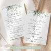 Greenery and Gold Wedding Bundle, Printable File, Edit Yourself, SH46 Greenery and Gold Wedding Bundle, Printable File, Edit Yourself, SH46