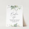 Greenery and Gold Custom Sign, Wedding Sign, Printable File, Edit Yourself, SH46