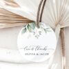 Greenery and Gold Favor Tags, Gift Tags, Party Tags, Wedding, Printable File, Edit Yourself, SH46 Greenery and Gold Favor Tags, Gift Tags, Party Tags, Wedding, Printable File, Edit Yourself, SH46