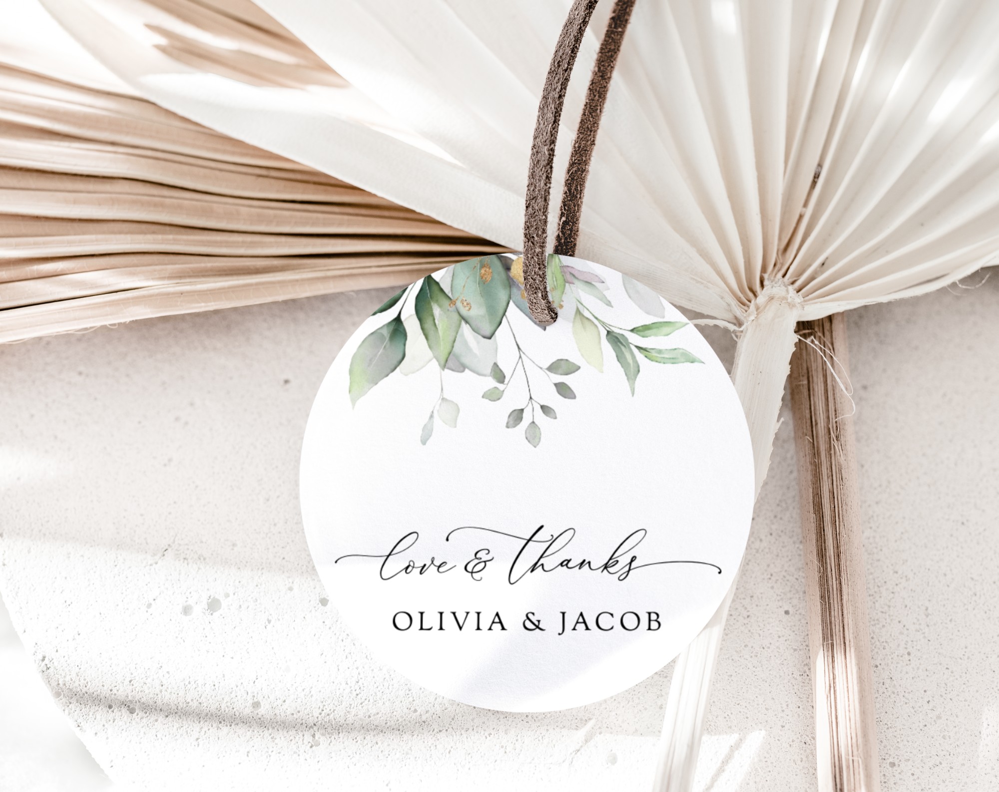 Greenery and Gold Favor Tags, Gift Tags, Party Tags, Wedding, Printable File, Edit Yourself, SH46 Greenery and Gold Favor Tags, Gift Tags, Party Tags, Wedding, Printable File, Edit Yourself, SH46