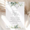 Greenery and Gold Wedding Invitation Suite, Wedding Stationery, Printable File, Edit Yourself, SH46 Greenery and Gold Wedding Invitation Suite, Wedding Stationery, Printable File, Edit Yourself, SH46