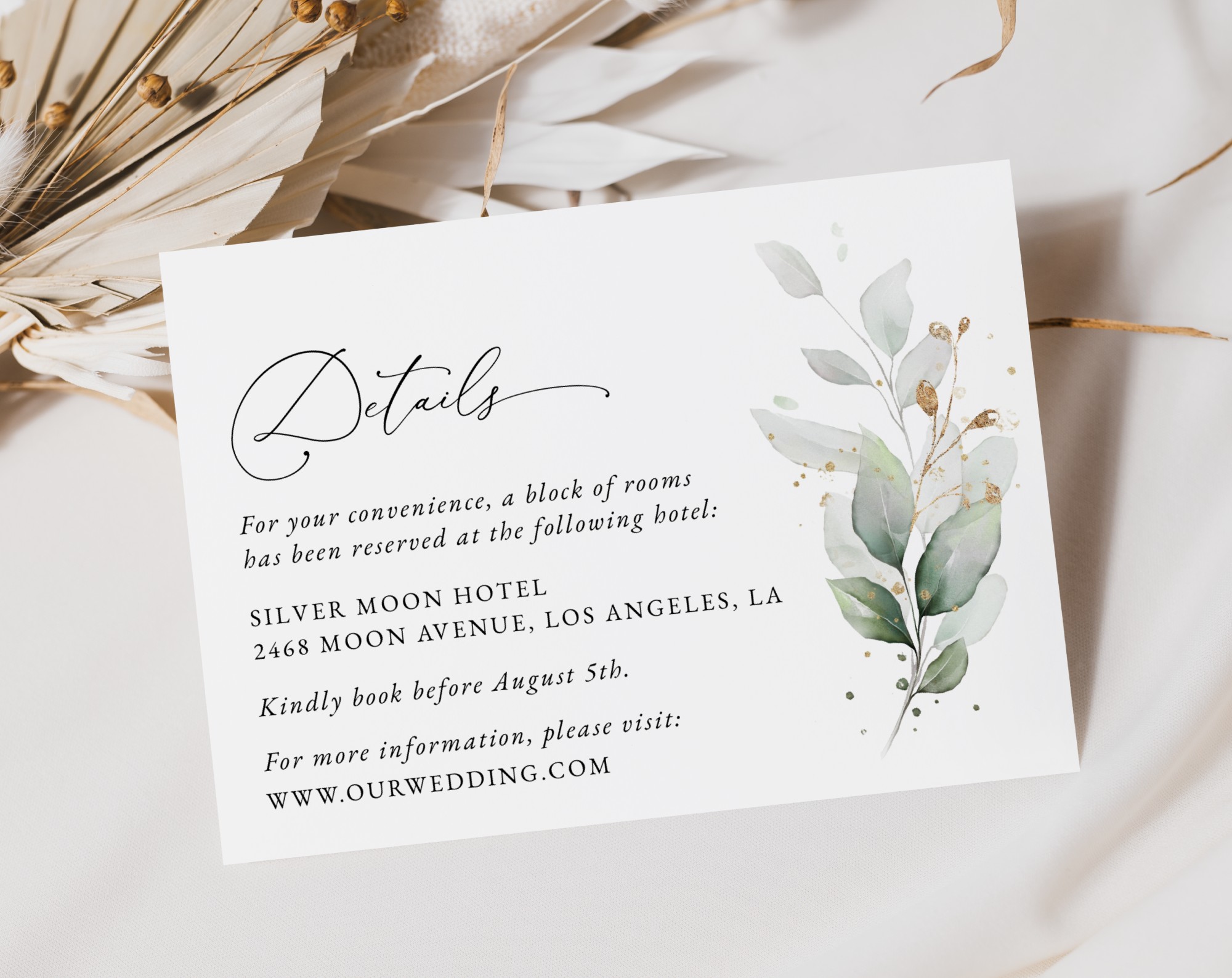 Greenery and Gold Wedding Invitation Suite, Wedding Stationery, Printable File, Edit Yourself, SH46 Greenery and Gold Wedding Invitation Suite, Wedding Stationery, Printable File, Edit Yourself, SH46