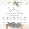 Greenery and Gold Order of Events Sign, Welcome Sign, Printable File, Edit Yourself, SH46 Greenery and Gold Order of Events Sign, Welcome Sign, Printable File, Edit Yourself, SH46