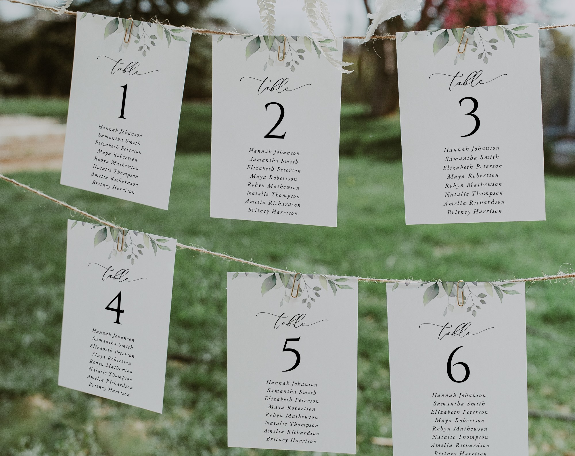 Greenery and Gold Seating Cards, Wedding Stationery, Printable File, Edit Yourself, SH46 Greenery and Gold Seating Cards, Wedding Stationery, Printable File, Edit Yourself, SH46