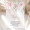 Blush Pink Flowers Wedding Invitation Suite, Wedding Stationery, Printable File, Edit Yourself, SH47 Blush Pink Flowers Wedding Invitation Suite, Wedding Stationery, Printable File, Edit Yourself, SH47