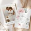 Blush Pink Flowers Wedding Invitation Set, Wedding Stationery, Printable File, Edit Yourself, SH47 Blush Pink Flowers Wedding Invitation Set, Wedding Stationery, Printable File, Edit Yourself, SH47