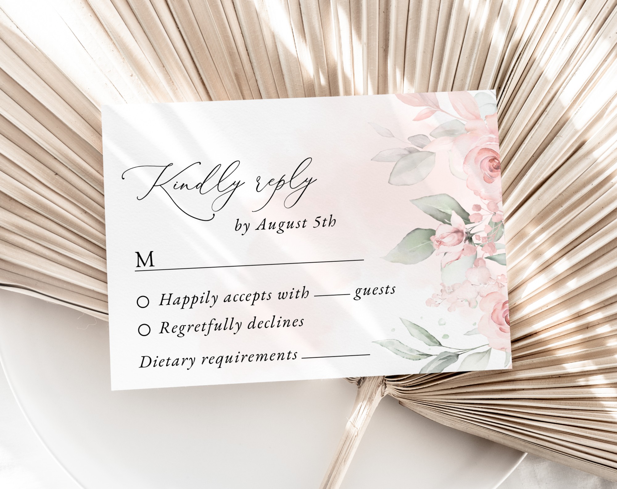 Blush Pink Flowers Wedding Invitation Suite, Wedding Stationery, Printable File, Edit Yourself, SH47 Blush Pink Flowers Wedding Invitation Suite, Wedding Stationery, Printable File, Edit Yourself, SH47