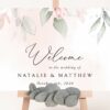 Blush Pink Flowers Welcome Sign, Wedding Sign, Printable File, Edit Yourself, SH47 Blush Pink Flowers Welcome Sign, Wedding Sign, Printable File, Edit Yourself, SH47