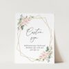 Pink Flowers Custom Sign, Wedding Sign, Printable File, Edit Yourself, SH48 Pink Flowers Custom Sign, Wedding Sign, Printable File, Edit Yourself, SH48