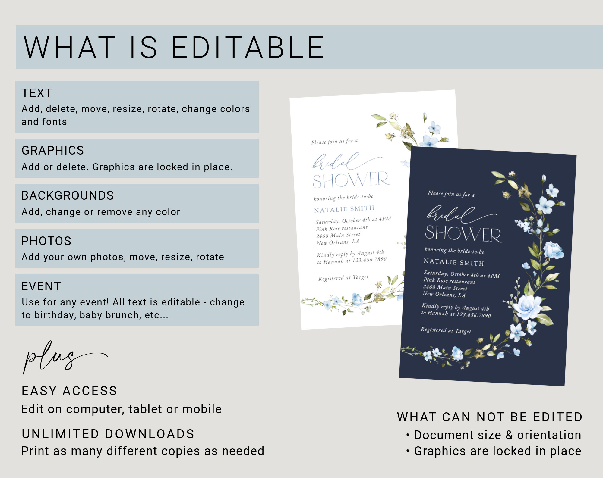 Instructions Instructions