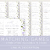 Purple Flowers Bridal Shower Games Bundle, Set of 30 Games, Printable File, Edit Yourself, SH50 Purple Flowers Bridal Shower Games Bundle, Set of 30 Games, Printable File, Edit Yourself, SH50