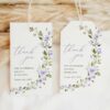 Purple Flowers Favor Tags, Gift Tags, Party Tags, Bridal Shower, Printable File, Edit Yourself, SH50 Purple Flowers Favor Tags, Gift Tags, Party Tags, Bridal Shower, Printable File, Edit Yourself, SH50