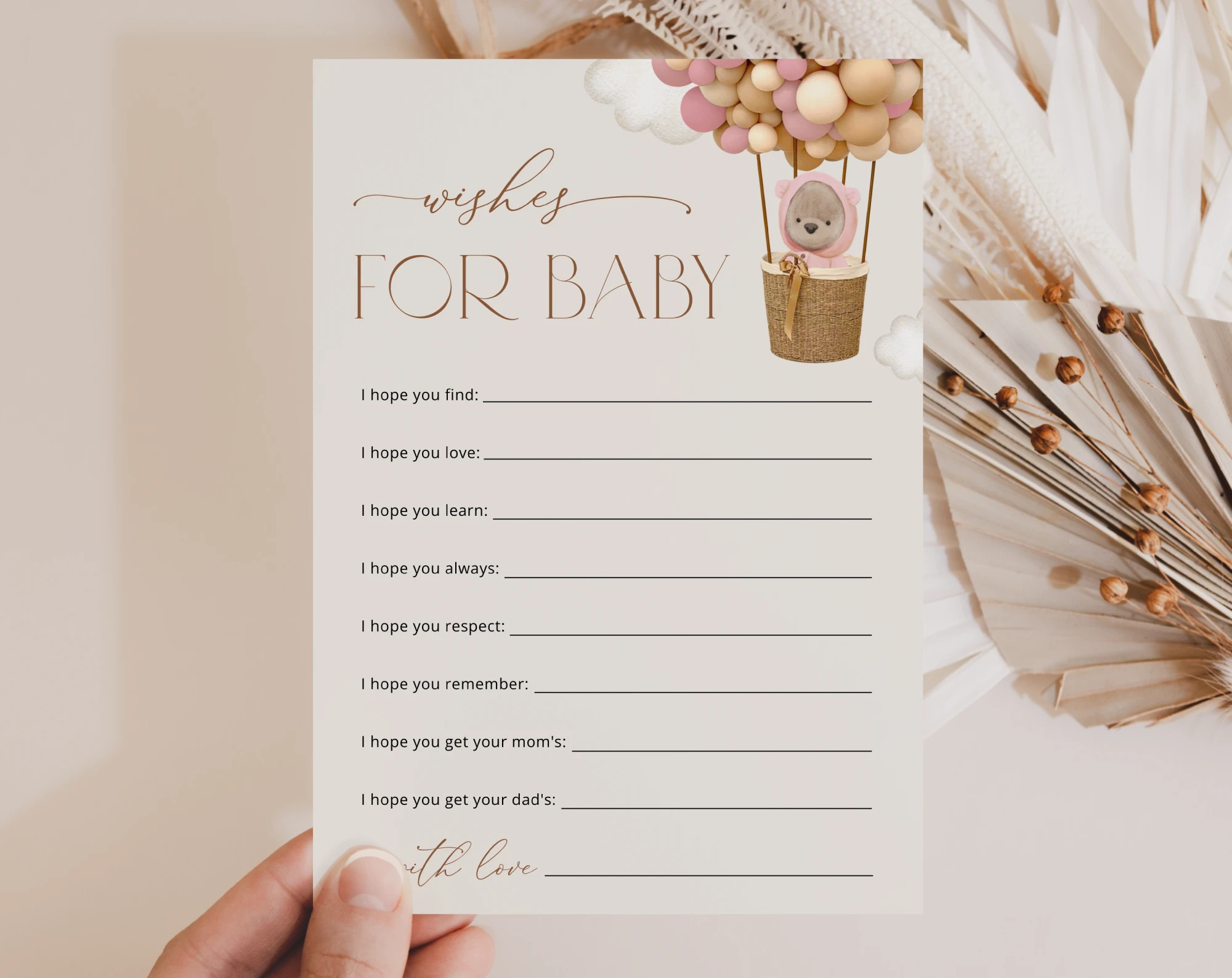 Bear and Pink Balloons Baby Shower Games, Set of 3 Games, Advice Predictions Wishes, Girl Baby Shower, Printable File, Edit Yourself, SH51 Bear and Pink Balloons Baby Shower Games, Set of 3 Games, Advice Predictions Wishes, Girl Baby Shower, Printable File, Edit Yourself, SH51