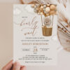 Bear and Beige Balloons Baby Shower Invitation, Gender Neutral Baby Shower, Printable File, Edit Yourself, SH54 Bear and Beige Balloons Baby Shower Invitation, Gender Neutral Baby Shower, Printable File, Edit Yourself, SH54