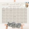 Bear in Blue Balloon Guess the Due Date, Baby Shower Game, Boy Baby Shower, Printable File, Edit Yourself, SH55 Bear in Blue Balloon Guess the Due Date, Baby Shower Game, Boy Baby Shower, Printable File, Edit Yourself, SH55