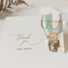 Bear in Green Balloon Thank You Card, Gender Neutral Baby Shower, Printable File, Edit Yourself, SH57 Bear in Green Balloon Thank You Card, Gender Neutral Baby Shower, Printable File, Edit Yourself, SH57