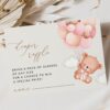 Baby Bear with Pink Balloons Baby Shower Invitation Suite, Girl Baby Shower, Printable File, Edit Yourself, SH58 Baby Bear with Pink Balloons Baby Shower Invitation Suite, Girl Baby Shower, Printable File, Edit Yourself, SH58