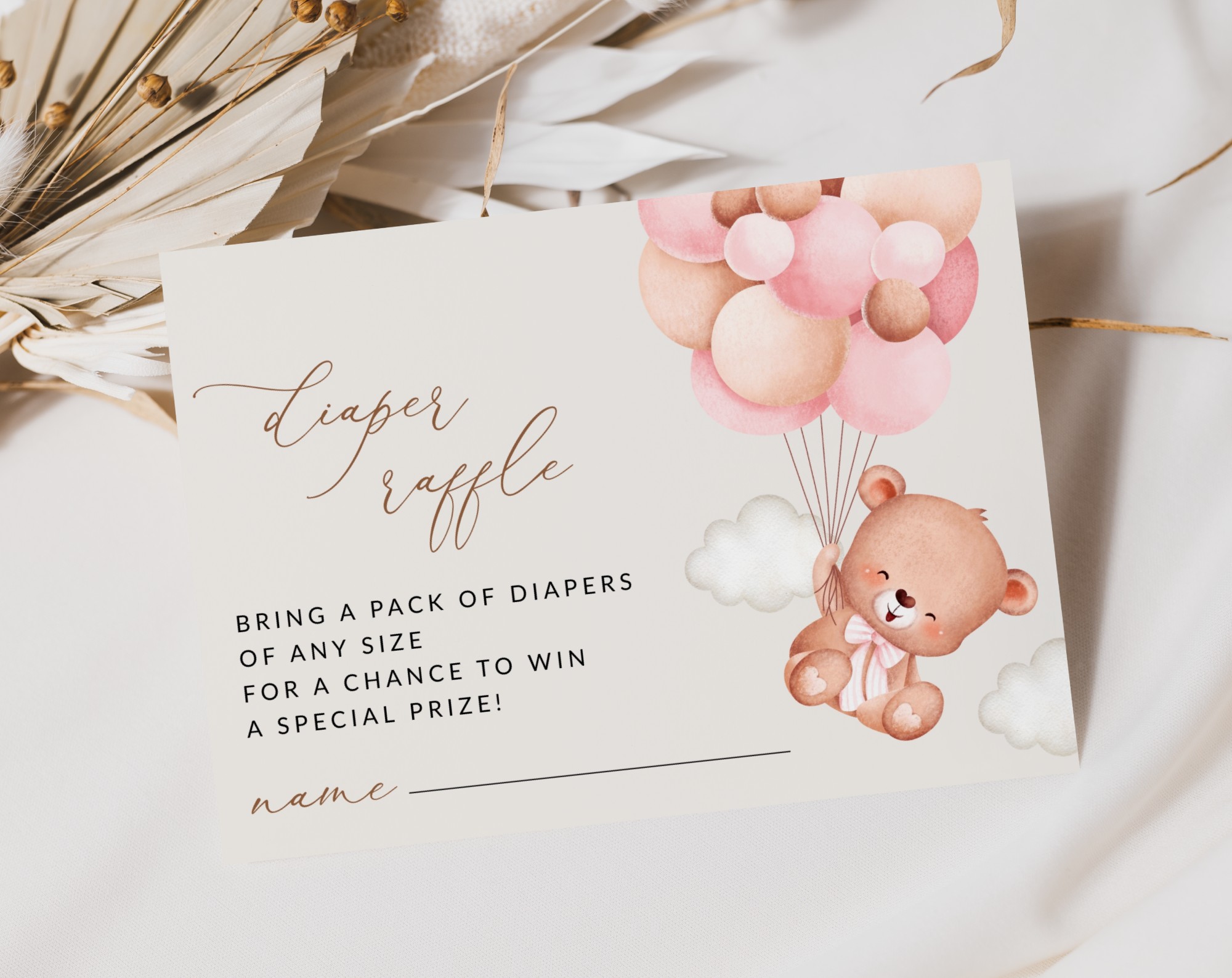 Baby Bear with Pink Balloons Baby Shower Invitation Suite, Girl Baby Shower, Printable File, Edit Yourself, SH58 Baby Bear with Pink Balloons Baby Shower Invitation Suite, Girl Baby Shower, Printable File, Edit Yourself, SH58