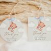 Baby Bear with Blue Balloons Favor Tags, Gift Tags, Party Tags, Boy Baby Shower, Printable File, Edit Yourself, SH59 Baby Bear with Blue Balloons Favor Tags, Gift Tags, Party Tags, Boy Baby Shower, Printable File, Edit Yourself, SH59