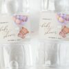 Baby Bear with Purple Balloons Water Bottle Labels, Baby Shower Decoration, Girl Baby Shower, Printable File, Edit Yourself, SH61 Baby Bear with Purple Balloons Water Bottle Labels, Baby Shower Decoration, Girl Baby Shower, Printable File, Edit Yourself, SH61