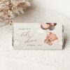 Baby Bear with Brown Balloons Chocolate Bar Wrapper, Candy Bar Wrapper, Gender Neutral Baby Shower, Printable File, Edit Yourself, SH62