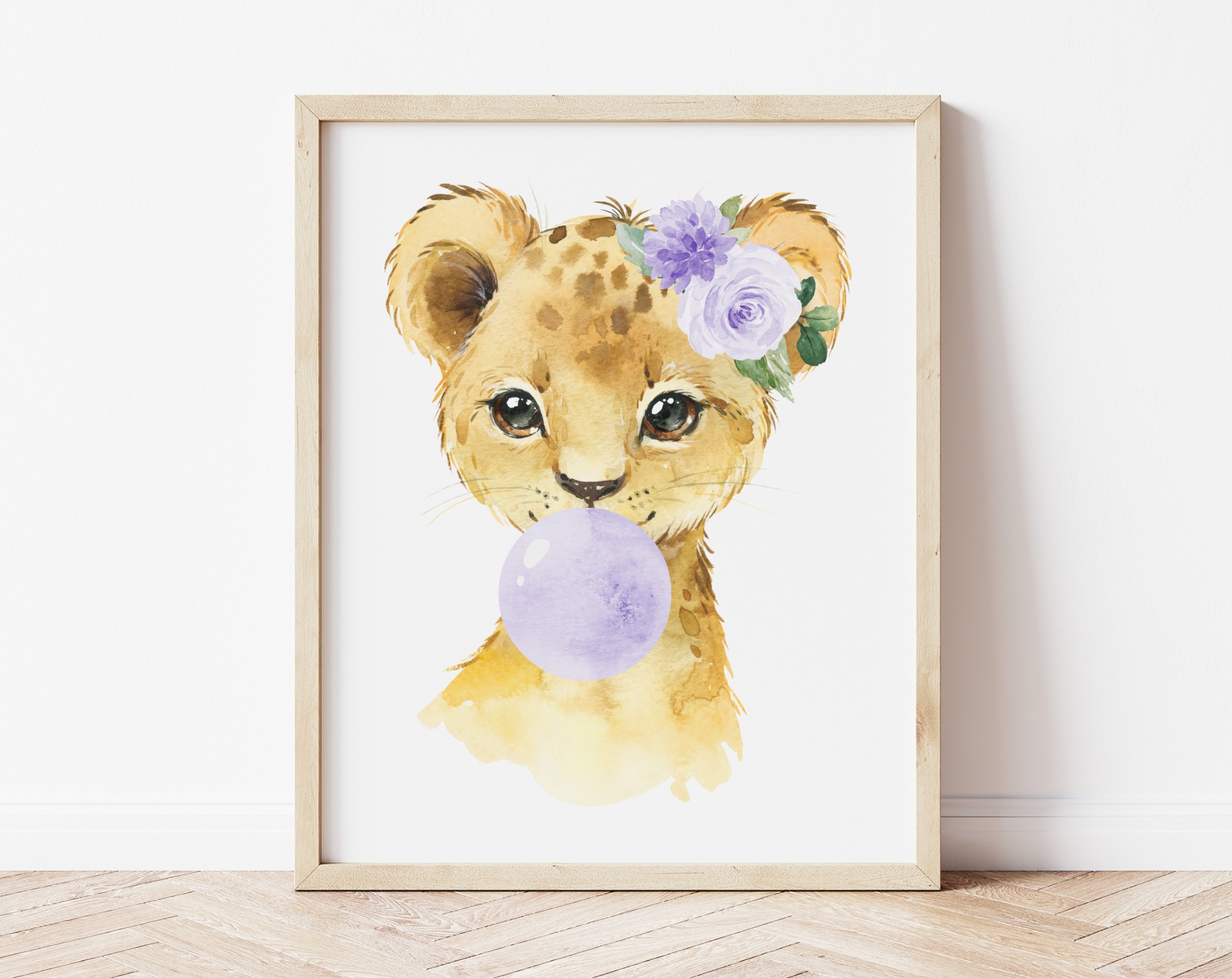 Purple Bubble Gum Jungle Animals Nursery Prints, Nursery Wall Art, Gender Neutral Nursery, Printable File, SH63 Purple Bubble Gum Jungle Animals Nursery Prints, Nursery Wall Art, Gender Neutral Nursery, Printable File, SH63